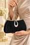 Women's Bag, New Model, Pleated Bag, Pleated Evening Bag, Mixed Pattern, Stylish Bag, Silver Case. - 3
