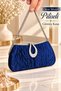 Women's Bag New Model Pleated Evening Dress Bag Mixed Pattern Stylish Bag - 2
