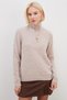 Half-Buttoned High-Neck Knitwear Sweater - 6