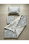 Muslin Baby Duvet Cover Set, 3-Piece, 100% Cotton, with Fitted Sheet, for Cribs, Playards, and Carousels - 4