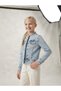Girl's Jeans Jacket with Stones - 4