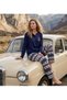 Seasonal Bamboo Mother Pajama Set - Wide Size Range - 2
