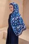 Fresh Tela Shawl 4 - 03 Navy Blue Mixed Pattern 49708 - 2