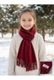 Solid Color, Tasseled, One-Piece Shawl, 140x45 cm
