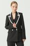 Women's Collar Detailed Jacket - 2