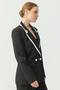 Women's Collar Detailed Jacket - 4