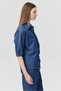 Women's Pocketed Oversized Denim Shirt - 4