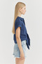 Women's Front Tie Detailed Shirt - 4