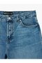 Cotton Pocketed Straight Fit Bermuda Jean Shorts - 3