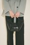 Tara Kabartma Leather Ç Bag Black - 4