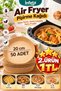 50 Pieces of 20 cm Round Air Fryer Baking Paper—Water-Resistant, Non-Stick, Disposable