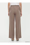 LCW Modest Beige Solid Loose & Wide-Leg Women's Pants, Featuring the ALITA CITY Touch - 4