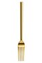 Set of 6 Gold Stainless Steel Dinner Forks - 2