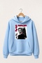 Premium Oversized Hooded 3-Ply Cotton Sweatshirt with Peter Parker Print