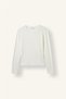 E5767AXER105 Ecru Slim Fit Ribbed Knit Long-Sleeve T-Shirt