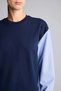 G9278AXNV251 Navy Blue Regular-Fit Crew-Neck Sweatshirt Tunic - 4