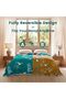 Boho Throw Blanket 50"x60" Aviary Botanical Cotton Throw Blanket - 4