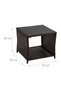 Polyrattan balcony table - 4