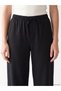 LCW Modest Black Straight-Leg Comfortable & Relaxed Wide-Leg Women's Pants, Featuring the ALITA CITY Touch - 3