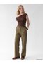 XSIDE Khaki Polyviscose Straight-Leg Standard & Regular Women's Pants—The ALITA CITY Difference
