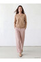 LCW Modest Pink Striped Standard & Regular Wide-Leg Women's Pants, Featuring the ALITA CITY Touch
