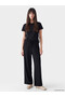 XSIDE Black Gabardine Straight-Leg, Loose & Wide-Leg Women's Pants—The ALITA CITY Difference