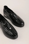 Genuine Leather Women's Anatomical, Comfortable, Lightweight Casual Shoes, Item No. 27006, Black Croco - 3
