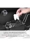 Foldable Waterproof Leather Car Trash Can, Mini Garbage Organizer Holder, Folding Storage Bin for Au - 4