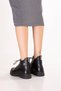 Genuine Leather Lightweight Sole Casual Comfort Boots, Item No. 3367, Black Leather - 8