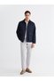 Peak New Season Velvet-Collar Gabardine Men’s Jacket - 2