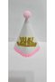 Special Edition Party Outfit Birthday Decoration HAPPY BIRTHDAY WHITE AND GOLD FELT BABY HAT - 2