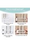 2 Pack Adjustable U Shaped Safety Cabinet Locks - 6