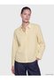 TWO MT SHOP QUALITY LCW STUDIO Ecru Striped Poplin Women's Shirt