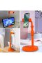 Tabletop Tablet and Phone Holder Plastic Device Orange Phone Stand (Price Is for One Item) - 4