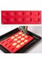 Silicone Madeleine Pan, 20 Cavity Shell Shaped Baking Mold, Non-Stick Rectangular Cake Tray for Choc - 7