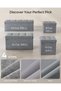 Small Folding Storage Ottoman, Dove Gray - 6