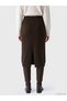TWO MT SHOP QUALITY LCW Vision Brown Knit Skirt with Straight Cut, Midi Length, for Women - 4