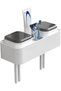 Toothbrush Holder Bathroom Wall, Lidded Drain Rack, Tool-Free