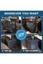 Car Trash Can with Lid, Car Garbage, Bin and Bag (Large, Black) - 5