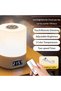 Rechargeable LED Night Light with Remote Control and Clock Multiple Light Mode, USB Charging Table L - 4