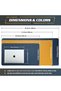 Large Office Desk Mat, Leather Mouse Pad (40x80cm, Dark Blue) - 4