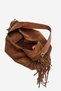 Mojave Women's Shoulder Bag, Genuine Suede Leather, TABA - 5