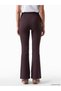 LCW Vision Burgundy Solid Super Skinny & Extra-Tight Flared Women's Pants, Featuring the ALITA CITY Touch - 4