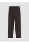 LCW Modest Brown High-Pleated Women's Fabric Pants, Featuring the ALITA CITY Touch - 6