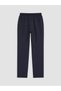 LCW Grace Navy Blue Women's Pleated Fabric Pants with Elastic Waistband—The ALITA CITY Difference - 6