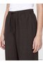LCW Modest Brown Solid Comfort & Relax Wide-Leg Women's Pants, Featuring the ALITA CITY Touch - 3