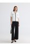 LCW EVERYDAY Black Knit Straight-Leg & Slim-Fit Narrow-Legged Wide-Leg Women's Pants, Featuring the ALITA CITY Touch
