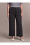 LCW Petite Black Gabardine Straight-Leg Comfortable & Relaxed Wide-Leg Women's Pants—The ALITA CITY Difference - 6