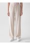 XSIDE Beige Solid Loose & Wide-Leg Women's Pants—The ALITA CITY Difference - 2