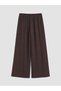 XSIDE Brown Linen-Look Straight-Leg, Loose & Wide-Leg Women's Pants—The ALITA CITY Difference - 5